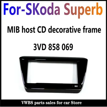 

S k o d a - Superb MIB host CD brand new original paint decorative frame 3VD 858 069