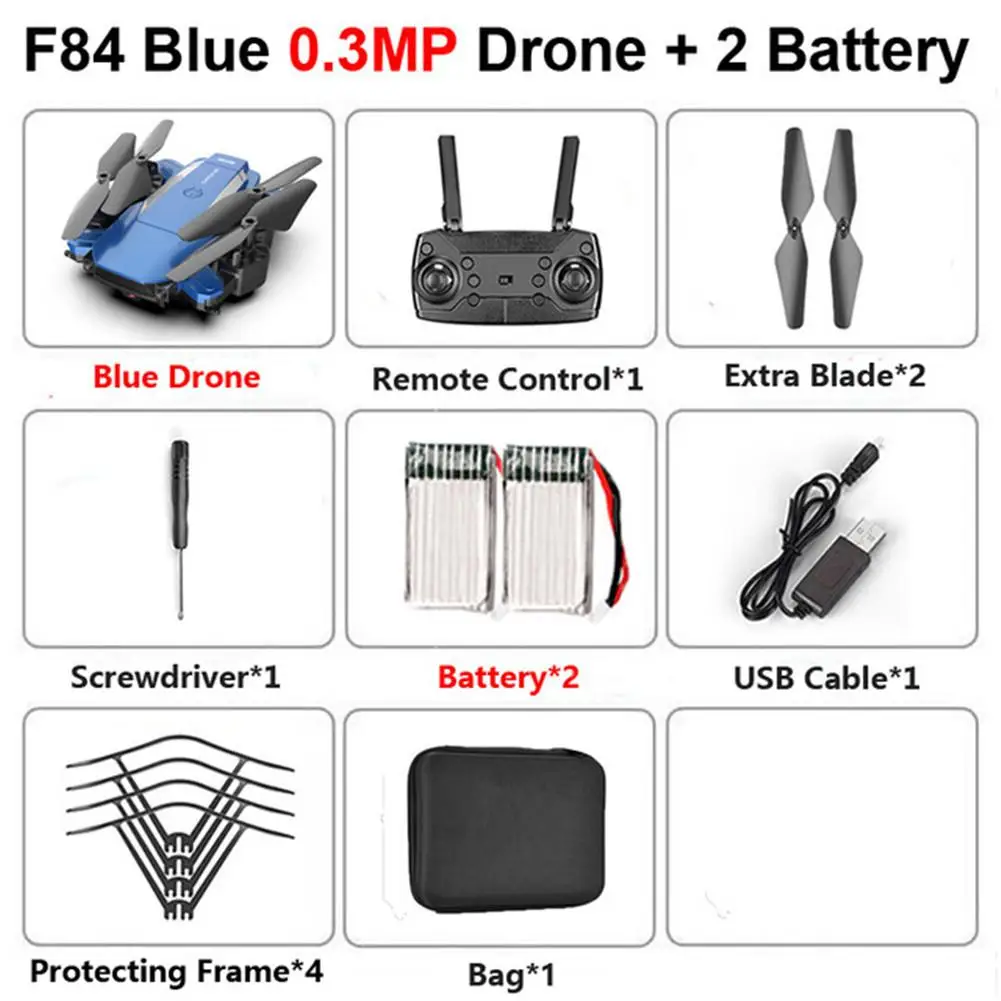 RCtown F84 Квадрокоптер беспроводной Радиоуправляемый Дрон с 4 K/5MP/0.3MP HD камерой WiFi FPV Вертолет складной самолет для детей подарочная игрушка