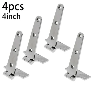 

4pcs Hinges Kit Stainless steel Closet door Repair Corrosion Resistant