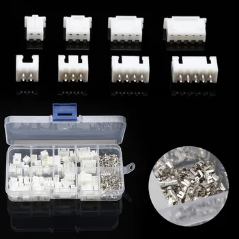 

230Pcs XHPX 2.54mm Male Female Dupont Connector White Nylon Crimp Wire Terminal Set Jumper Pin Housing Headers Kit