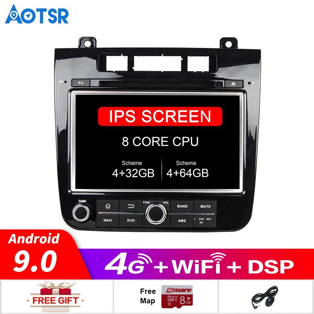 

8" 2 Din 8Core Android 9.0 4+64GB car Radio gps navi For Volkswagen For VW TOUAREG 2010-2016 Car Radio Multimedia Audio Stereo