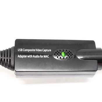 

USB Video Audio Capture Grabber Recorder Adapter Card DC60+ for Vista64/Win7/8/10/Mac OS