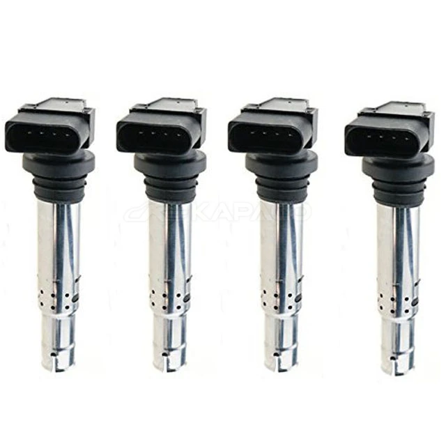 

Катушка системы зажигания 036 905 715 F для VW Golf Jetta Bora Beetle Polo Sharan AUDI A1 A3 1.6FSI 1,4 T 0986221023, 4 шт.