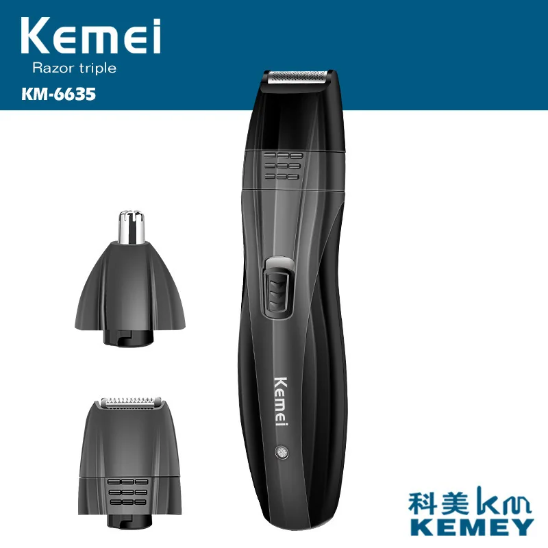 

Kemei Kemei Shaver Nose Hair Trimmer Sideburn Maker Three-in-One Km-6635