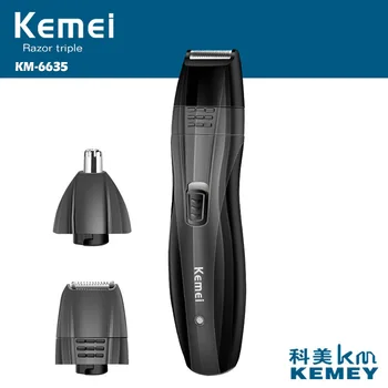 

Kemei Kemei Shaver Nose Hair Trimmer Sideburn Maker Three-in-One Km-6635