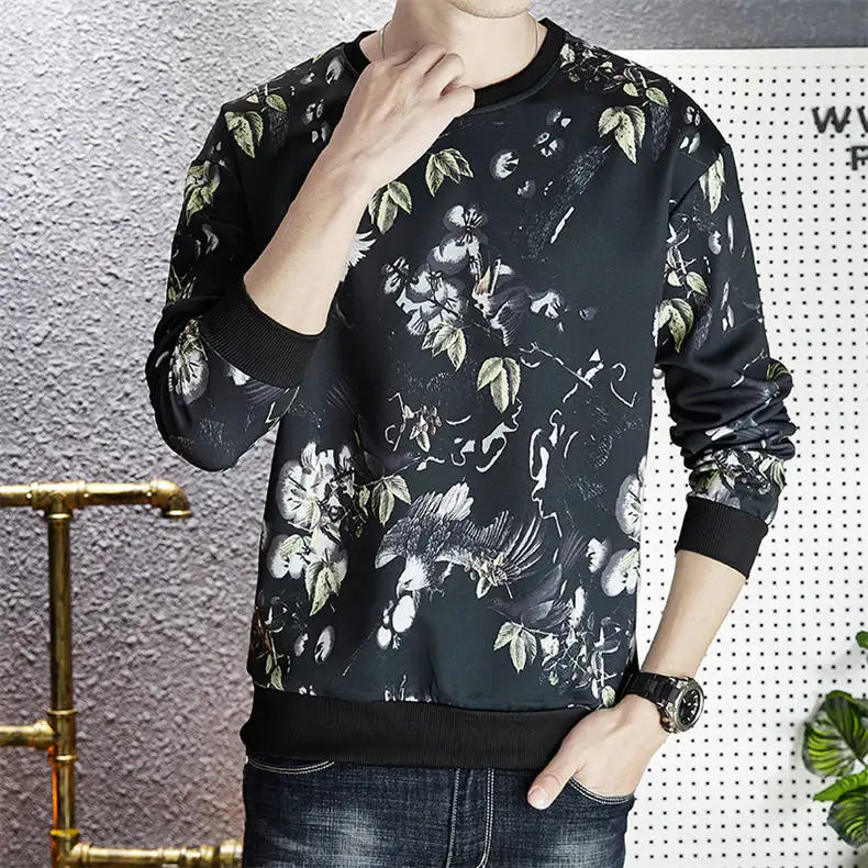 2020 New Sweatshirt Men Hoodie Crewneck Sweatshirts Spring Hoody Ugly Printed Streetwear Male Japan Korean Style Plus SIze 4XL 03