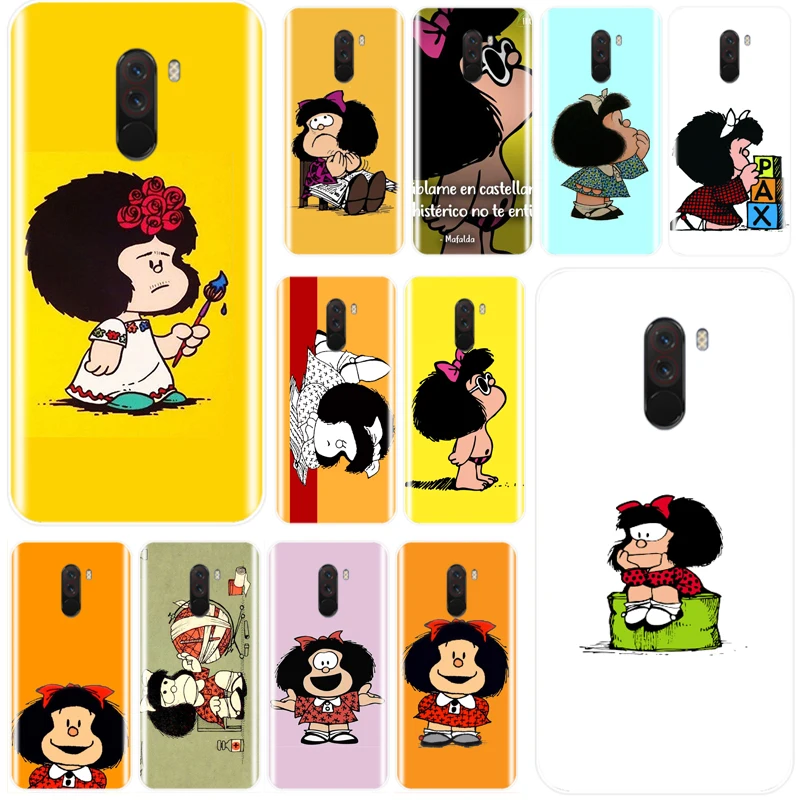 Чехол для телефона Mafalda мягкий силиконовый чехол из ТПУ Redmi 4 4A 4X 5A 5 PLUS 6 7 NOTE