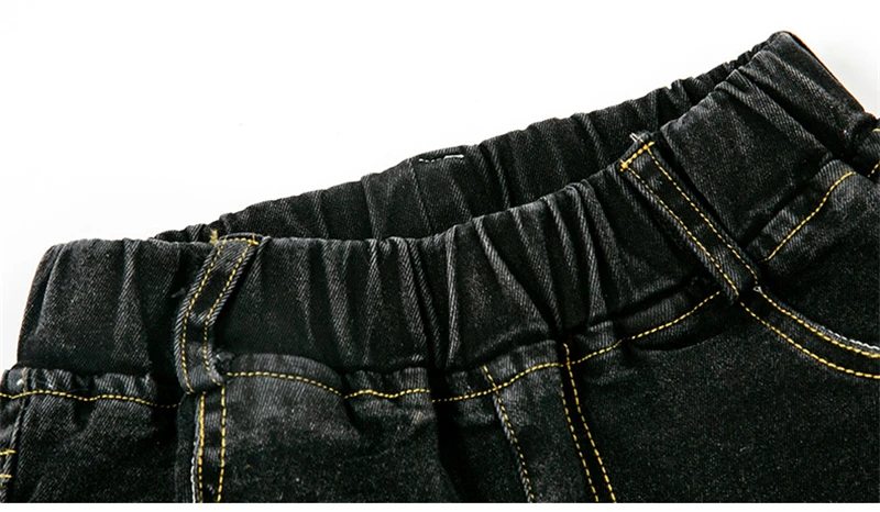 Джинсы для девочек-подростков, Леггинсы зимние Утепленные леггинсы с флисовой подкладкой Теплые черные детские брюки для мальчиков и девочек Детские узкие джинсы, брюки