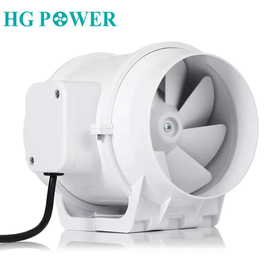 

3" 75mm Inline Duct Fan Hydroponic Bathroom Extractor Booster Ventilation Blower Exhaust Fan Apply for Grow Tent Plant Growing