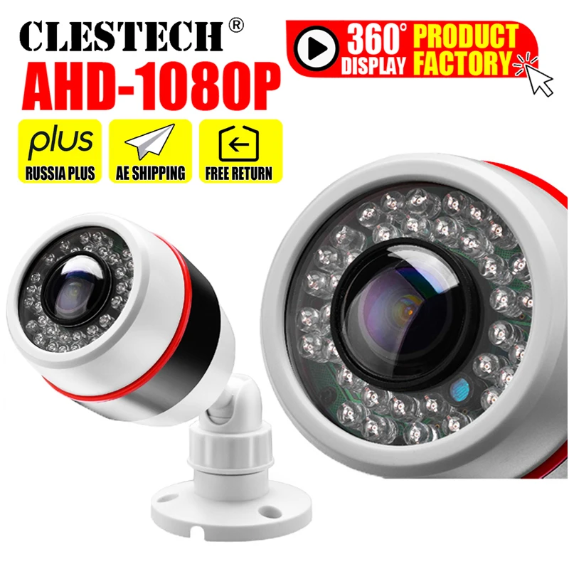 720P 960P 1080P 1MP 2MP AHD CCTV камера 1 7 мм Рыбий глаз объектив 180 градусов панорамная ночного