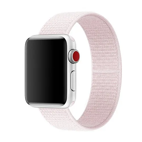 pearl pink Спортивный нейлоновый ремешок для apple watch 4, apple watch 5, ремешок correa iwatch 44 мм, 40 мм, 38 мм, 42 мм, apple watch series 4, 3, 2, 1 - Цвет ремешка: pearl pink