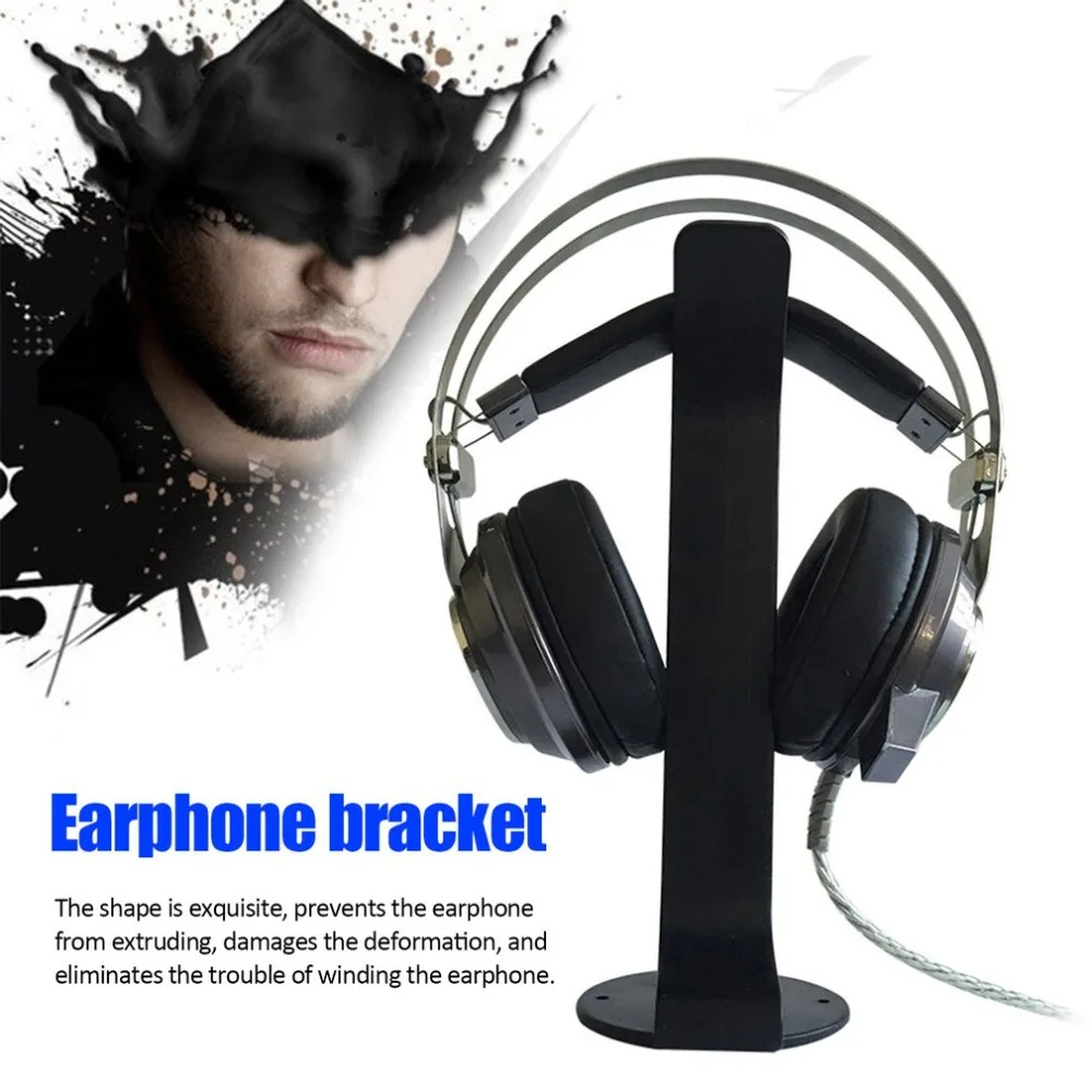 

Z1 Headphone Holder Head-Mounted Hook Display Shelf Headphone Bracket Hanger Support Bracket