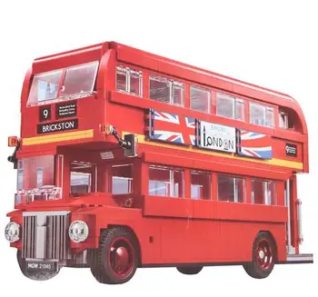 

Dropshipping 1686 pcs Technic Series The London Bus Set Model building kits Compatible with Blocks Bricks 10258 Educational Toys