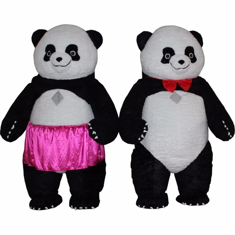 2M/3M Halloween Inflatable Chinese Panda Mascot Costume Cosplay Party Game Dress Advertising Customize Adult For 1.7m To 1.88m