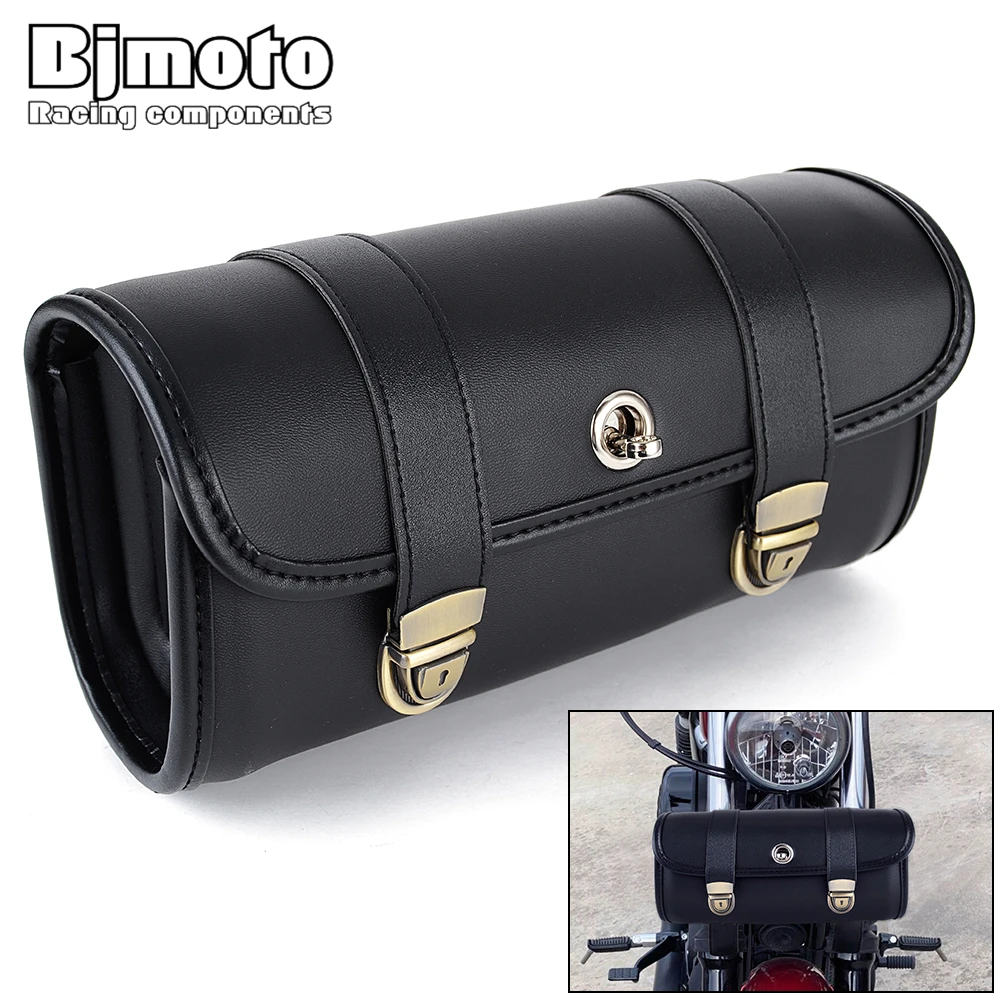 

Мотоциклетные сумки, универсальная черная сумка для инструментов, передний вилочный погрузчик поставляет седло, сумка для мотоцикла