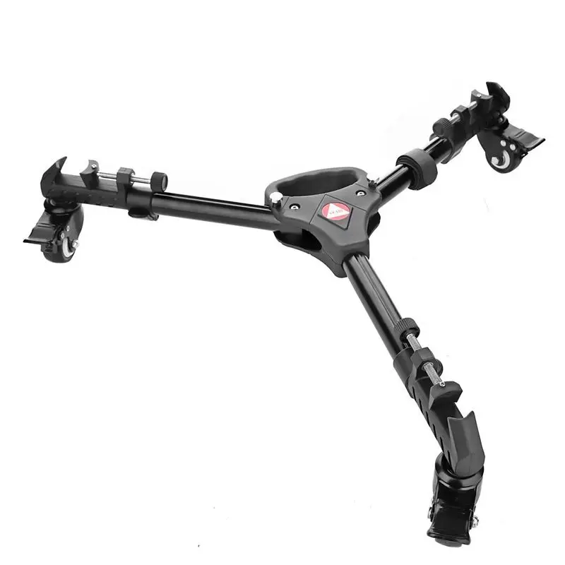 

KINGJOY pangshi VX-600 Photography Heavy Duty Tripod Dolly with Wheels and Adjustable Leg Mounts for Canon Nikon Sony DSLR Camer