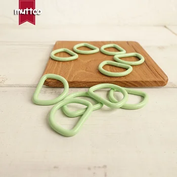 

50pcs/lot Metal D ring DIY for Dog Collar 2.5cm Connection alloy metal Buckles green DIY Semi Ring Webbing Clasp Clip CDK-20G