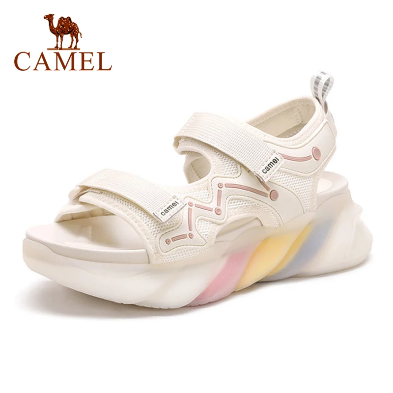 Босоножки женские CAMEL летние на толстой подошве | Спорт и развлечения