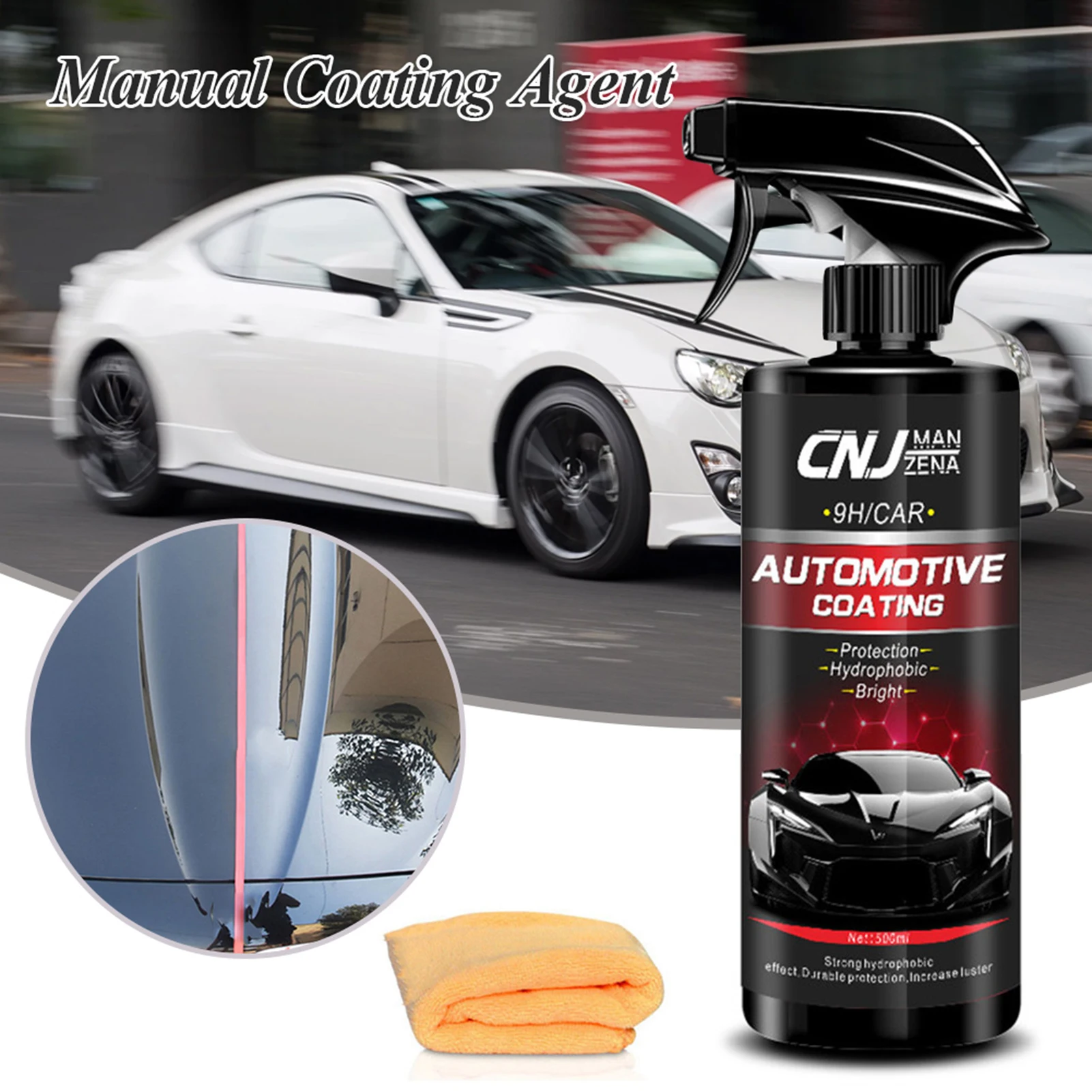 500ml Automotive Ceramic Coating Nano Glass Plated Crystal Liquid Hydrophobic Coating Car Polish Clean spray Paint Agent