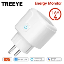 WiFi Smart Plug 16A EU Socket Tuya Smart Life APP Работа с Alexa Google Home Assistant Голосовое управление Монитор мощности Время WiFi Smart Plug 16A EU Socket Tuya Smart Life APP Работа с Alexa Google Home Assistant Голосовое управление Монитор мощности Время