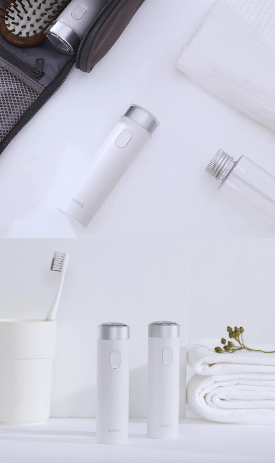 Xiaomi Mijia SMATE USB электрическая бритва мини Портативная Мужская бритва Водонепроницаемая моющаяся бритва с одним лезвием машинка для бритья триммер для бороды