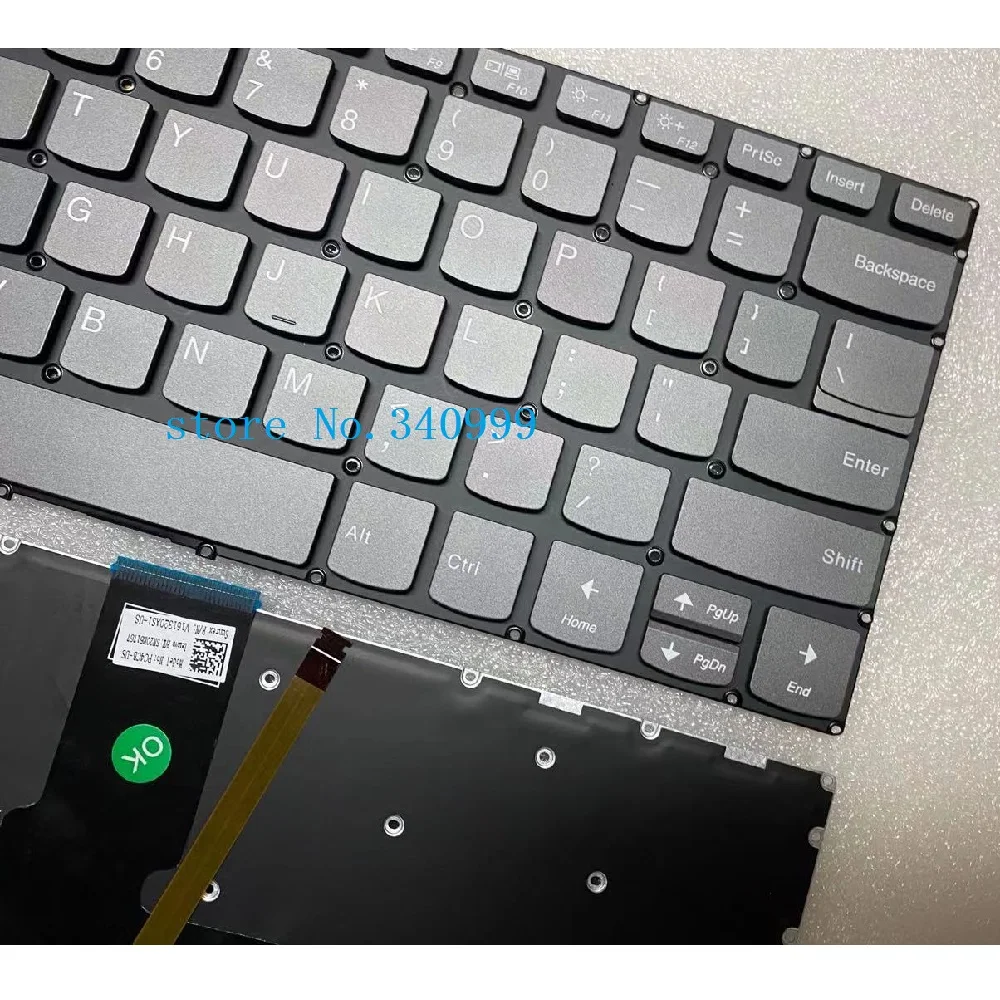 para Lenovo S34014 S340-14api S340-14iil S340-14iml S340-14iwl Retroiluminado Teclado dos Eua Novo - Imagem 3