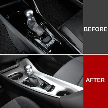 

ABS Silver Color Central Console Gear Shift Box Panel Cover Trim for Toyota C-HR CHR 2017-2019(Left Hand Drive)