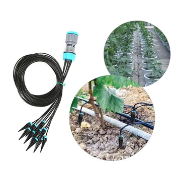 

DIY Drip Irrigation System Automatic Garden Hose Greenhouse Watering Kit Garden Sprinkler Lawn 10 Head Irrigation Drip Kit