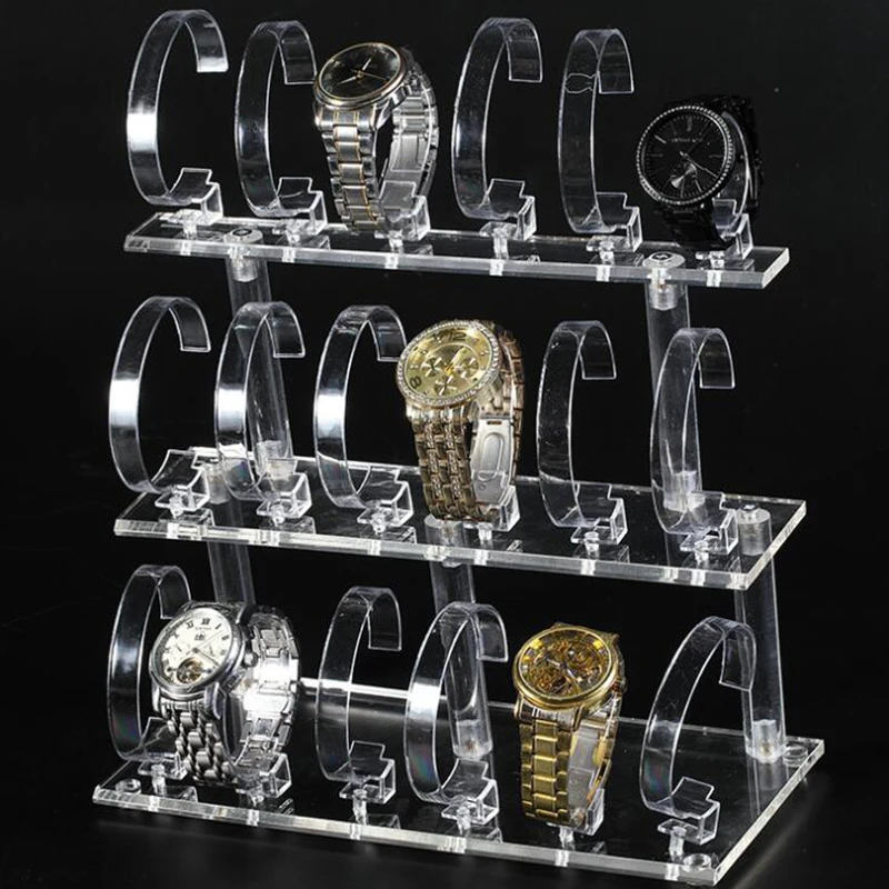 Прозрачный акриловый держатель для часов подставка демонстрационный инструмент