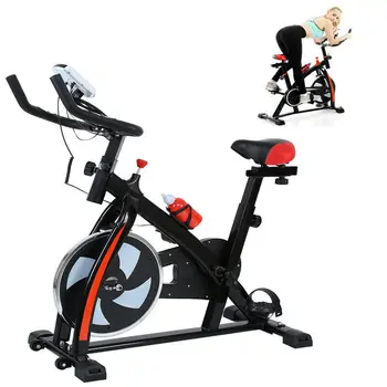 

Yonntech Exercise Bike Bicycle Trainer Fitness Cardio Pedal Cycling Training Gym Home Indoor Sports Equipment (UK)