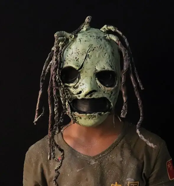 Slipknot костюм Кори латексная маска Мик Тэйлор маски дулекс DJ Косплей Хэллоуин Ларп реквизит для взрослых тяжелый металлический Реквизит Поставки - Цвет: as pic