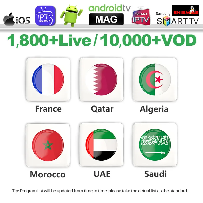 

IPTV Subscription IPTV France m3u 1 Year IPTV Subscription IPTV Spain Netherlands Arabic Dutch for IOS M3U MAG Android As QHDTV