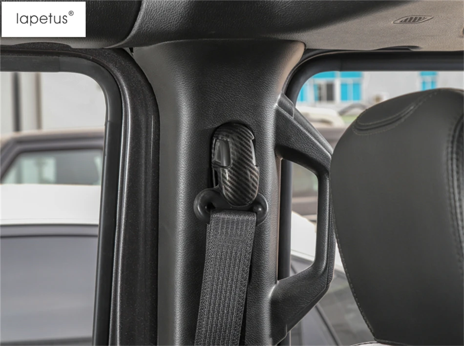 Lapetus аксессуары подходят для Jeep Wrangler JL ABS Авто безопасности ремня безопасности Пряжка ловить декоративное литье крышка комплект отделка