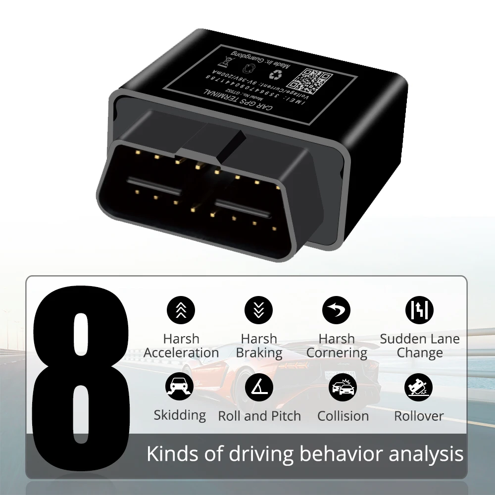 Jimi Новый VG02U мини gps трекер OBD Plug & Play с отслеживанием в реальном времени мониторинг - Фото №1