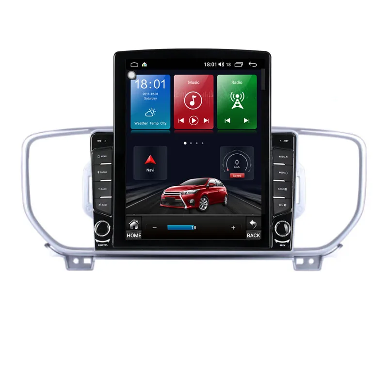 9 7 &quotAndroid 10 1 для KIA Sportage 2016 2020 Tesla тип автомобиля радио мультимедиа видео плеер