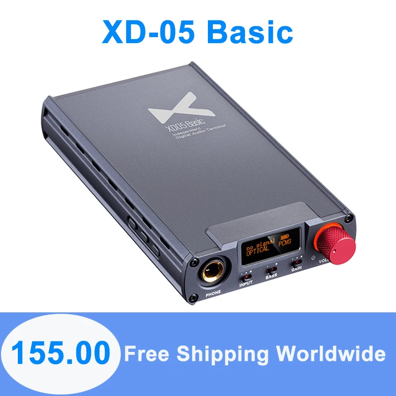XDUOO XD-05 базовый усилитель для наушников ESS9018K2M 384 кГц DSD256 XU208 XD05 Hi-Fi портативный Basic |