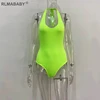 Green bodysuit