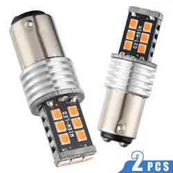 Автомобильный задний фонарь Blubs 2 шт DC 12V Красный Свет 1157 15 SMD 2835 Светодиодный автомобильный лампочка автомобильный стоп-сигнал поворота