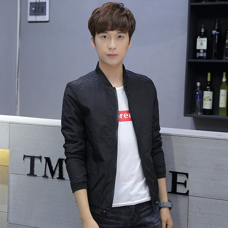 50% OFF 2019 Spring New Men's Bomber Zipper Jacket Male Casual Streetwear Hip Hop Slim Fit Pilot Coat Men Clothing Plus Size 4XL,TA214