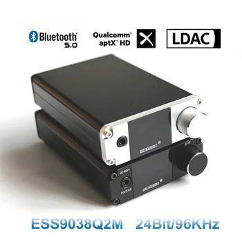 

CSR8675 Bluetooth 5.0 Wireless Receiver TPA6120A2 APTX-HD/LDAC JRC5532DD ESS9038Q2M DAC Decoding 3.5mm Headphone AMP 24bit/96KHz
