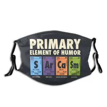 

S Ar Ca Sm Science Non-Disposable Face Mask Periodic Table of Humor Anti Haze Dust Mask Protection Cover Respirator Mouth Muffle
