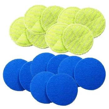 

Replacement Pad for Cordless Electric Rotary Mop Sweeper Wireless Electric Rotary Mop Replacement Scrubber Pad Including 8 Micro