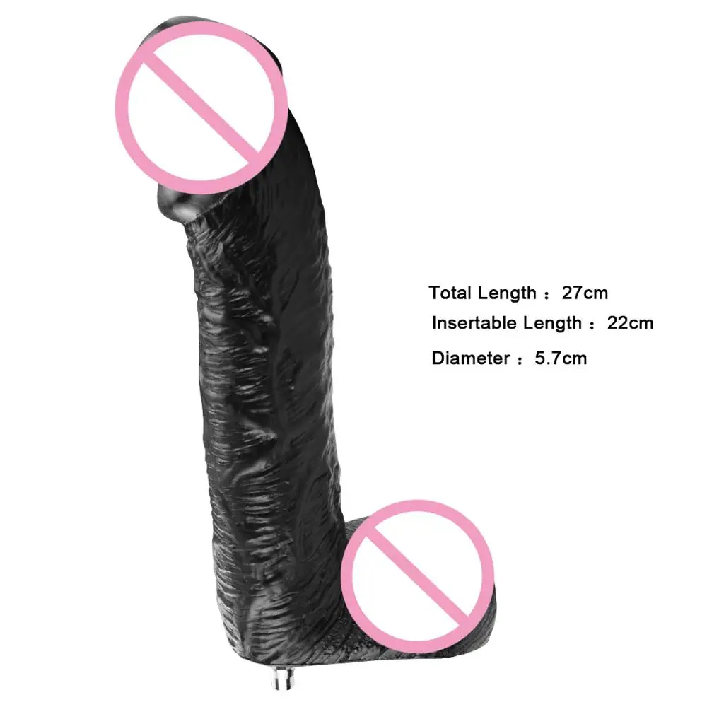 Metal Sex Machine Attachment ANNGEOK Realistic Huge Thick Dildo for Women Vagina Stimulation Men Dildo Sex Toy AN-S4