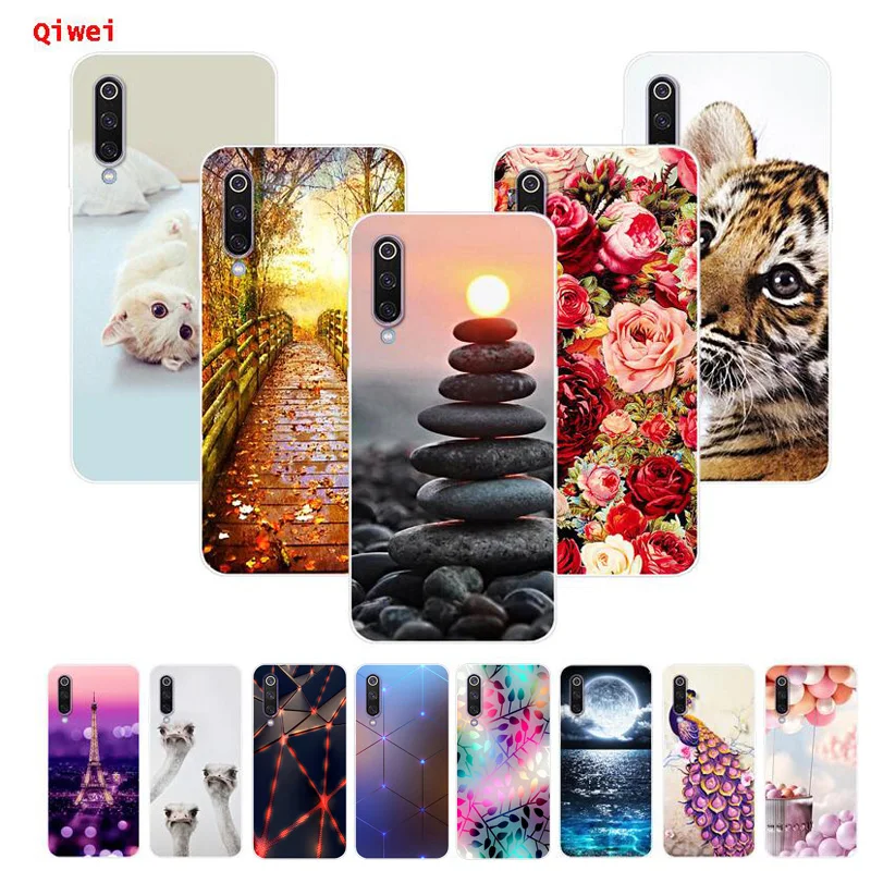 

For Xiaomi Mi 9 9 SE 9T 9T Pro Case 2019 Newest Printing Soft TPU Back Cover For Xiaomi Mi9 Mi9T Case Silicone Bumper Coque Capa