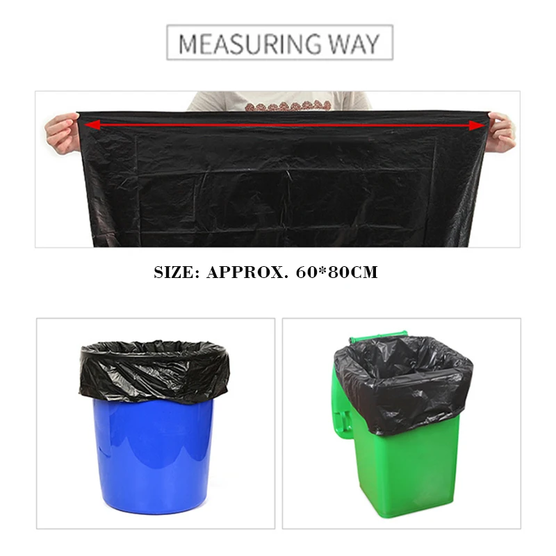 Plastic Bag Wheelie Bin Liners Amazon 30 X 220L Heavy Duty Black