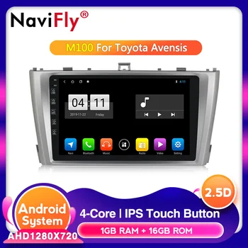 

NaviFly IPS 2.5D Android 10.0 head unit 4G Car Radio Multimedia Video Player Navigation GPS for Toyota T27 Avensis 2009-2014