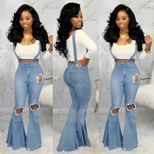 Модные женские джинсы с широкими штанинами и карманами, джинсы с высокой талией, повседневные джинсовые расклешенные брюки, женские джинсы