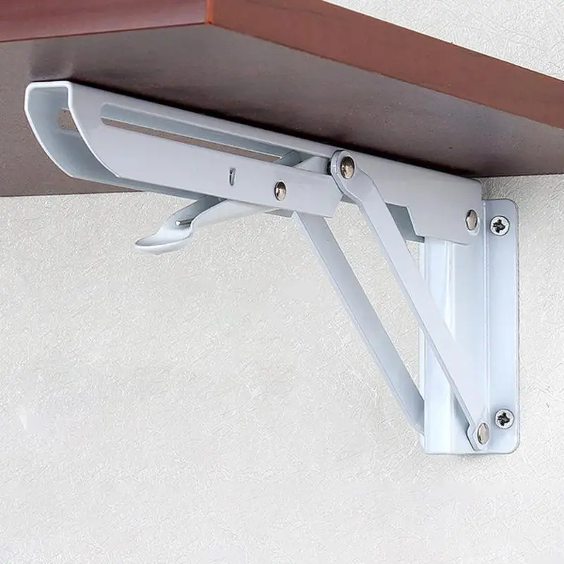 

2pcs Stainless Steel Bracket Holder Delicate Triangular Wall Installation Storage Rack Home Hardware Essential Supplies
