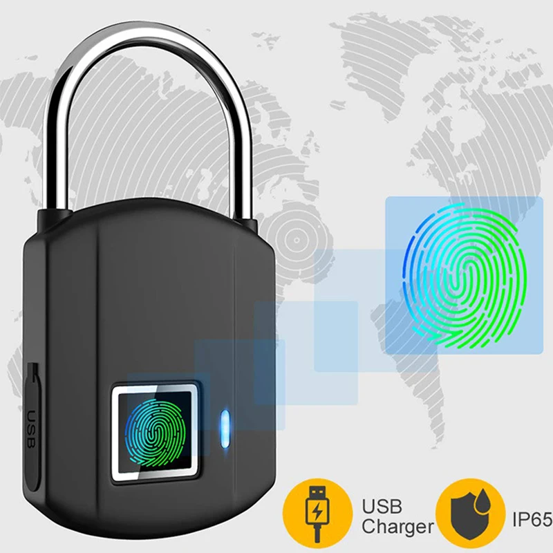 

Travel Padlocks Keyless Waterproof Fingerprint Smart Box Lock For Suitcase Cadenas Valise Bagage Cardoria Mini Suitcase Lock
