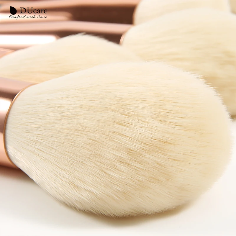 Billige DUcare 13 Stück Make Up Pinsel Set Lidschatten Foundation Pulver Eyeliner Wimpern Lippen Make Up Pinsel Kosmetische Schönheit Werkzeug Kit heißer
